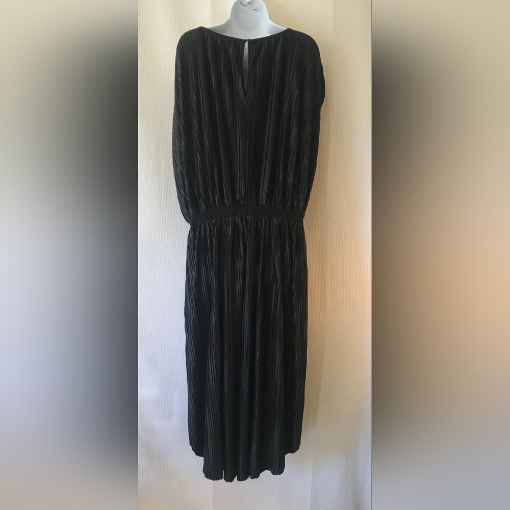 Banana Republic Black Pleated Maxi Dress - Picture 3 of 8